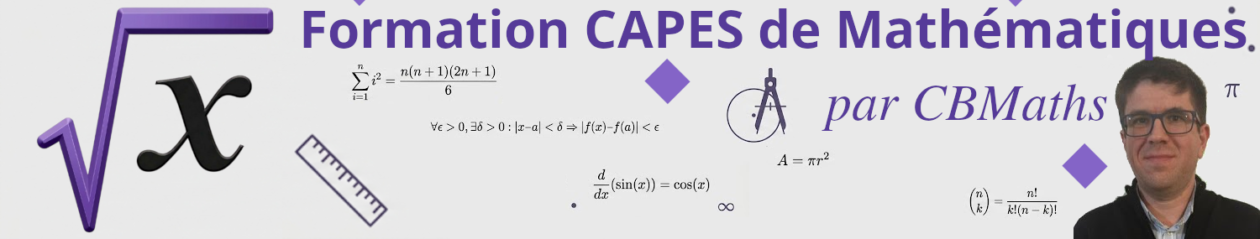 CBMaths – CAPES de Mathématiques